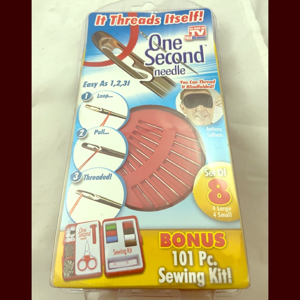 One Second Needle™ with Bonus Sewing Kit